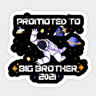 big brother 2021 boy astronaut pregancy announcement Sticker